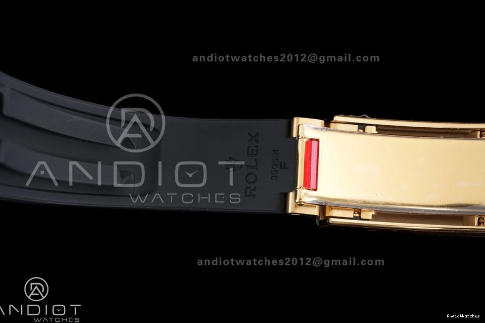 Gold VSF 804 Daytona Marker Weight Black Best Snug Gain Black Dial 1:1 DD Stick Sub-dial Oyster-flex Rim Edition 126518 on Strap 0308